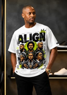 ALIGN Culture Graphic Washed T-Shirt 1